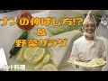 【インド料理】ナンの伸ばし方?と野菜サラダ