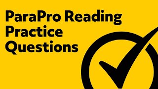 Free ParaPro Reading Practice Test