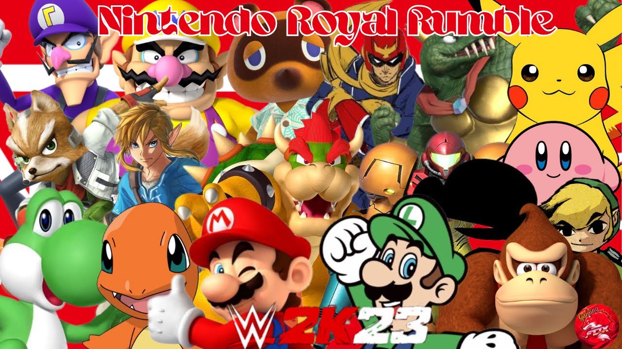 Nintendo Takes Over My Channel! WWE 2k23 Nintendo Royal Rumble! (S4 E6)