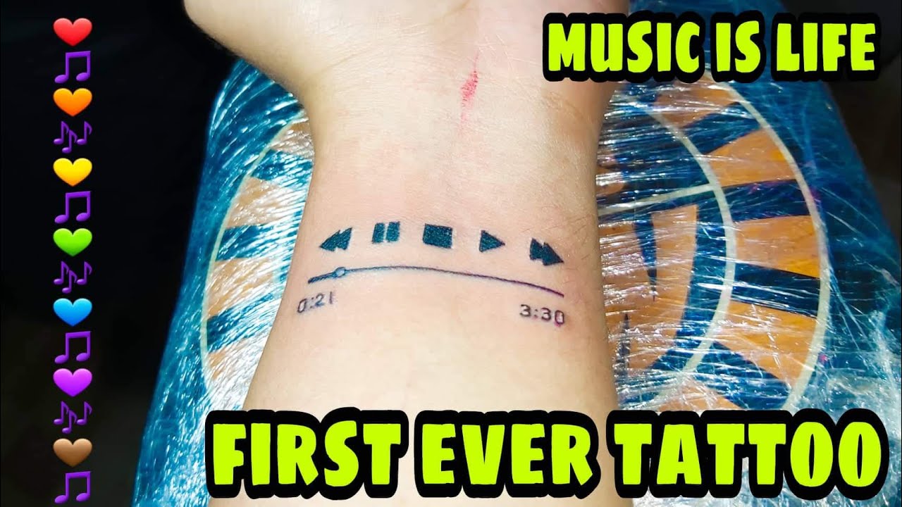 First Ever Tattoo | Music is Life