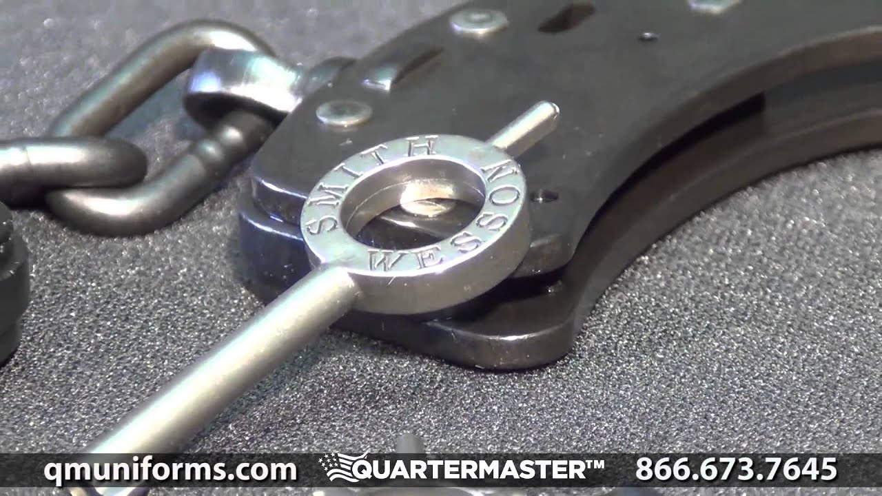 Smith & Wesson Blue Steel Finish Handcuffs at Quartermaster - RS047
