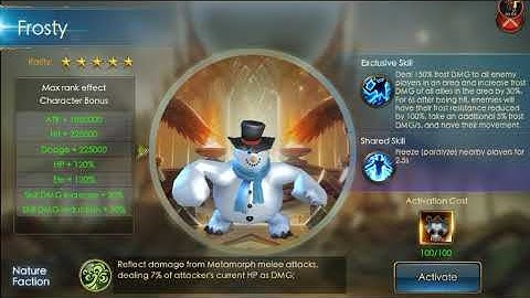 LEGACY OF DISCORD. FROSTY ACTIVATION AND RAGE  8 BILLION BR MARK