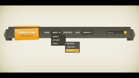 Responsive Navigation Bar With List  Report