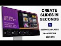 Visual Slide Composer - Best animation templates for After Effects