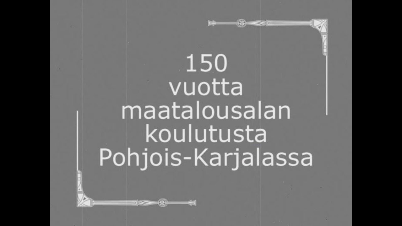 150 vuotta maatalousalan koulutusta Pohjois-Karjalassa