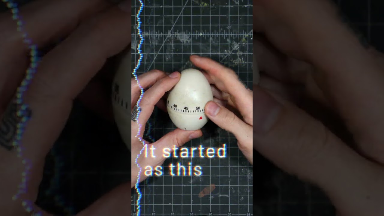 This started as a broken egg timer