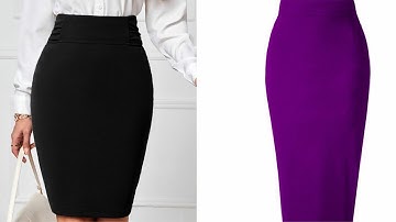 How to draft a Pencil Skirt Pattern Tutorial (beginner friendly)