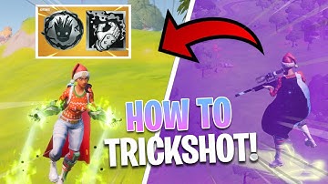 How To *TRICKSHOT* With MYTHIC ITEMS In Season 4 Fortnite! (Trickshot Tutorial)