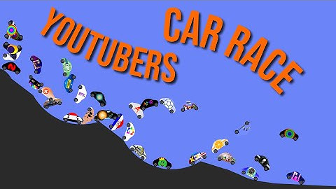 Youtubers Car Race In Algodoo