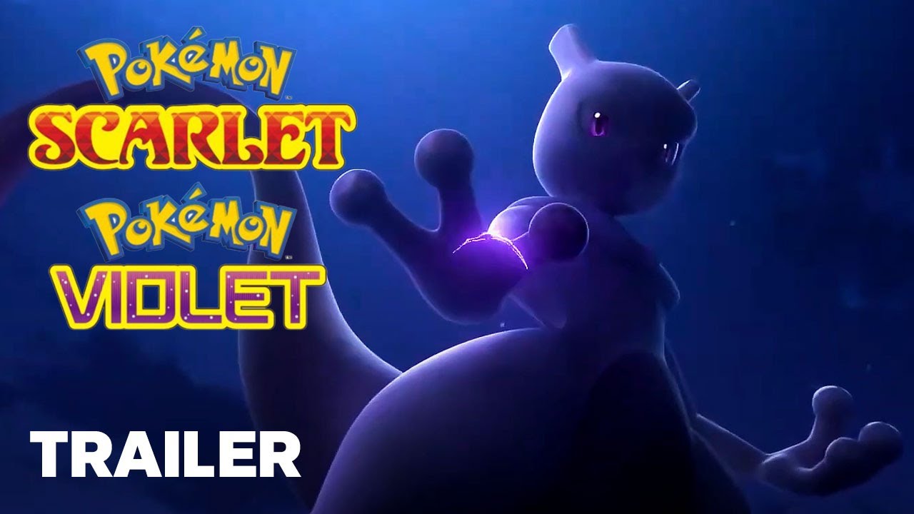 Pokemon Scarlet and Violet Get Mew and Mewtwo Trailer