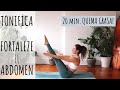 Fortalece Tu Abdomen y Quema Grasa Con Yoga En Casa | 20 minutos