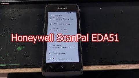 [Preview] เครื่องอ่านบาร์โค้ดมือถือ Honeywell ScanPal EDA51 Mobile Computer