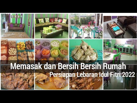 Instruksi Masak Memasak, Bersih bersih rumah, ngisi kue ke dalam toples persiapan lebaran Idul Fitri 2023 Yang Mantap