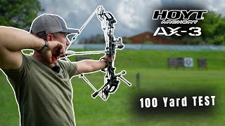Hoyt AX3 Long-Range Test | 100 Yard Archery Shooting