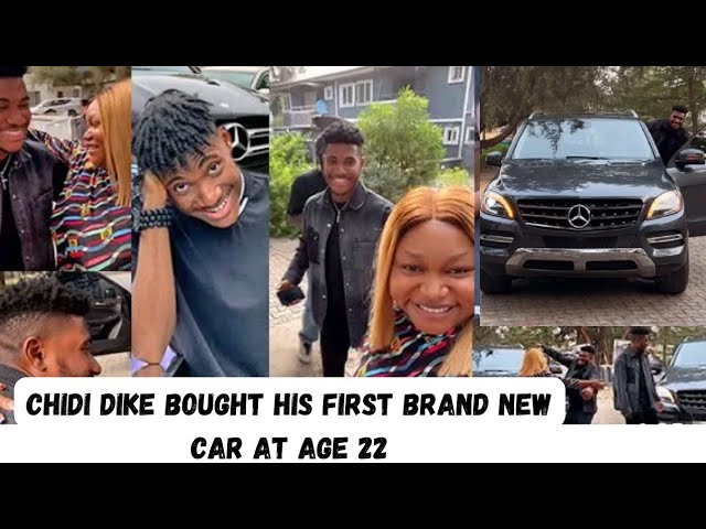 Watch Chidi Dike present his BRAND NEW CAR to his mum Ruth Kadiri