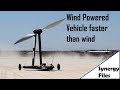 Wind powered car that goes faster than wind