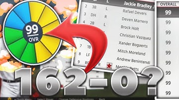 WOULD A FULL 99 OVERALL TEAM GO 162-0? MLB The Show 18 Experiment Challenge