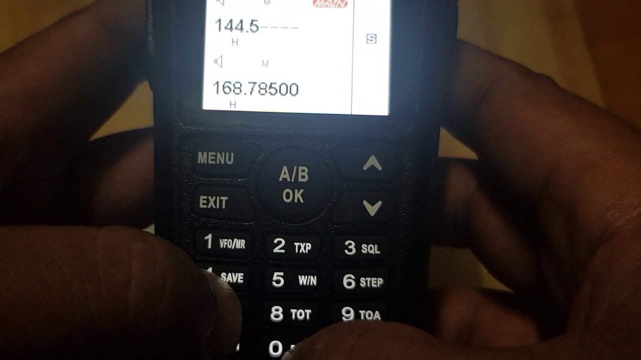 วิธีบันทึกช่อง Motorola  gp3688 Plus