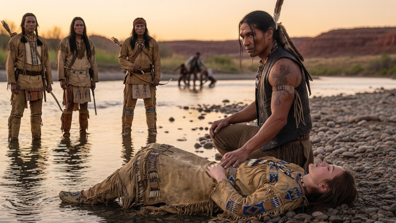 Τρεις Άντρες Την Παγίδεψαν Δίπλα στο Ποτάμι — Ένας Πολεμιστής Εμφανίστηκε Πριν Είναι Αργά