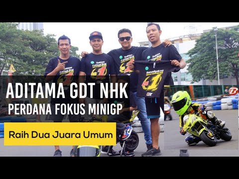 Tidak Hanya Berprestasi di Balap Road Race, Aditama Motorsport Berau Juga Gemilang Di MiniGP