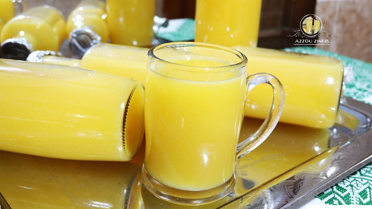 عصير ب 2 تفاحات🍏🍏 و ليمونة حامضة🍋 و كيلو برتقال 🍊تحضري 4 لتر و نصف عصير منعش خالي من المواد الحافظة