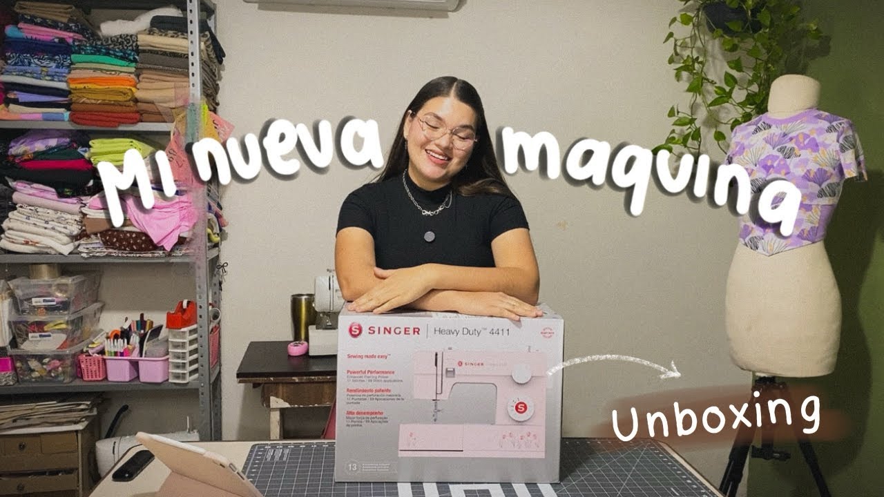 Me COMPRÉ una NUEVA MAQUINA 🌷Singer Heavy Duty 4411