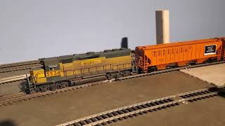 Mini Operating Session #1 - Morefield Southern GP40 leads a transfer to Sioux City and back