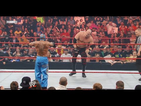 Kofi Kingston & Rey Mysterio vs Kane & Mike Knox (HD)