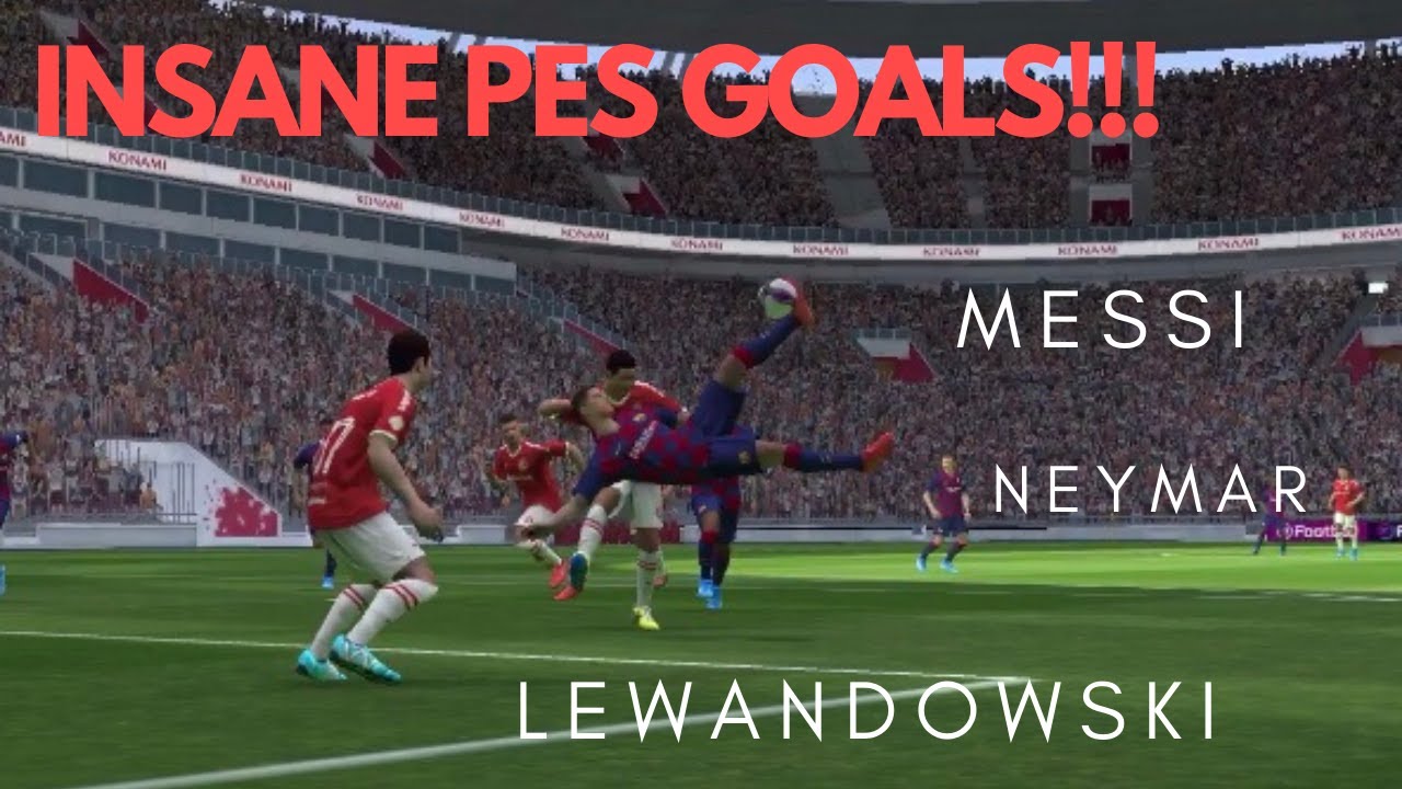 INSANE PES GOALS - YouTube