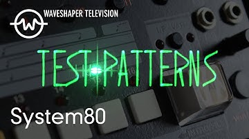 Test Patterns - System80 880 - Waveshaper TV - 808 eurorack clone jam
