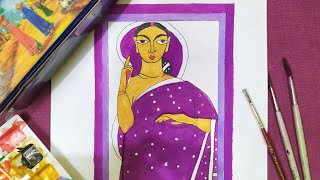 jamini roy paintings easy to draw 2