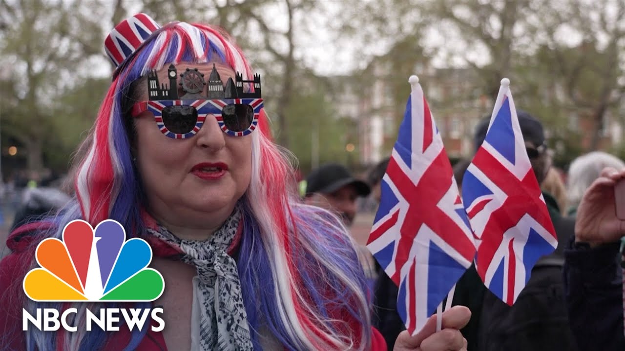 Watch: Excited royal fans await the coronation of King Charles III