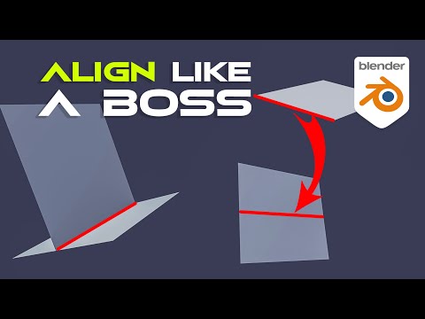 ALIGN like  a BOSS with Machine Tools - Blender tutorial