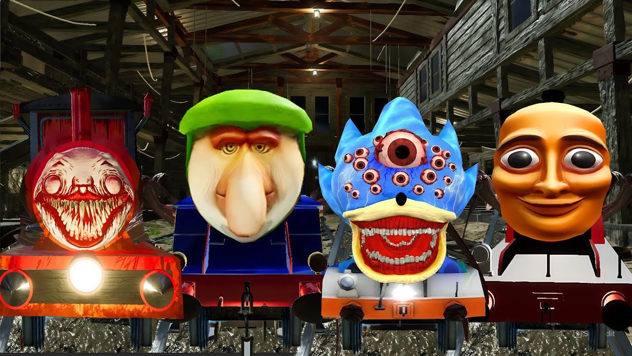 Upgrade Most Scary CHOO CHOO CHARLES vsTHOMAS TRAIN vs TUNG TUNG TUNG SAHUR TRAIN,BRR BRR PATAPIM