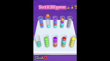 Super cool sort it 3D game🏆⛳️ #games #foryou #youtube 🌺