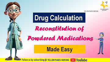 Drug Calculations Made Easy | Reconstitution Calculation | Reconstitution of Powdered Medications