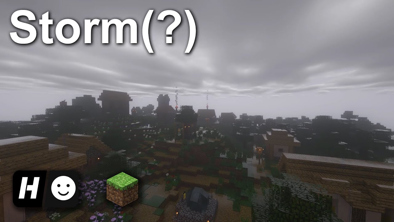Bad Weather Minecraft Bad Weather in Minecraft 2 - YouTube