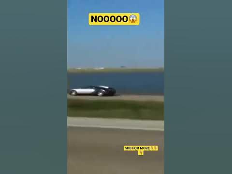 Bugatti Drives Into Water 😱 #shorts - YouTube