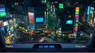 [Playlist] POV:1980 tokyo neon drive | 1980년 도쿄의 네온드라이브