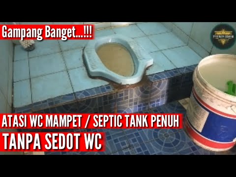 TANPA SEDOT WC !! Atasi WC MAMPET Dan SEPTIC TANK PENUH Jamin Berhasil 100% || WC MAMPET Solusinya