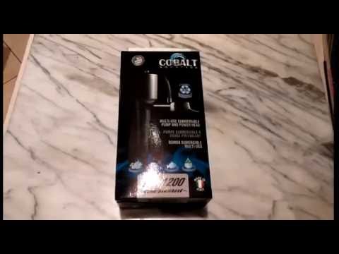 cobalt aquatics mj1200 unboxing