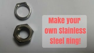 How to make a ring from a nut