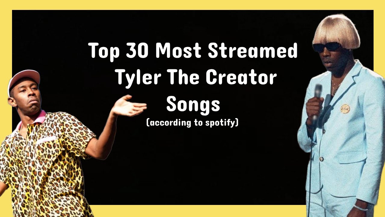 Top 30 Most Streamed Tyler the Creator Songs - YouTube