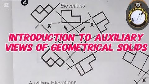 Introduction to Auxiliary views of geometrical solids