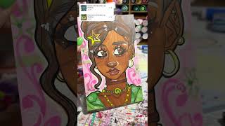 Order #2300 💙💚 #commission #artartist #drawing #artist