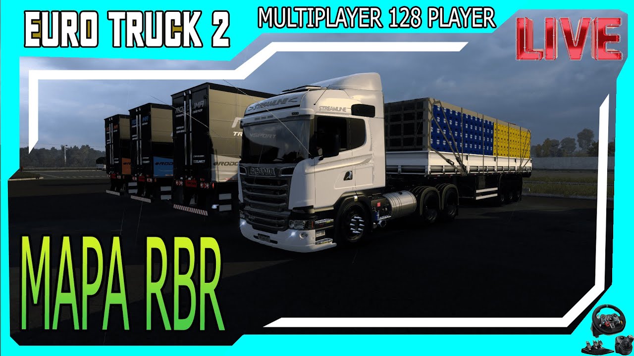 🔴 AO VIVO | #1 COMBOIO PRF MAPA RBR - EURO TRUCK 2 | SiGUE ...