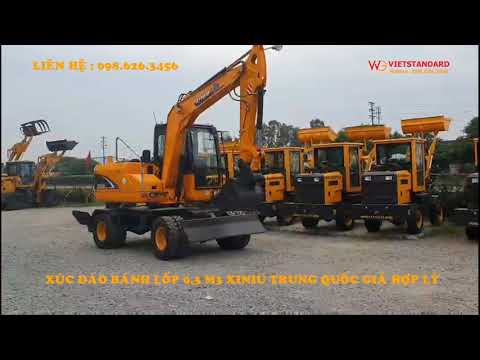 Video Video Máy xúc Đào Bánh Lốp 0,3 M3 Xiniu Trung Quốc Giá... - youtube