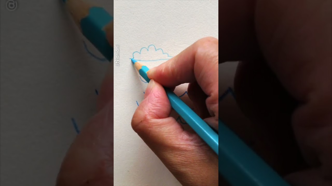 Learn to paint wave textures: Watercolor Tutorial Coming