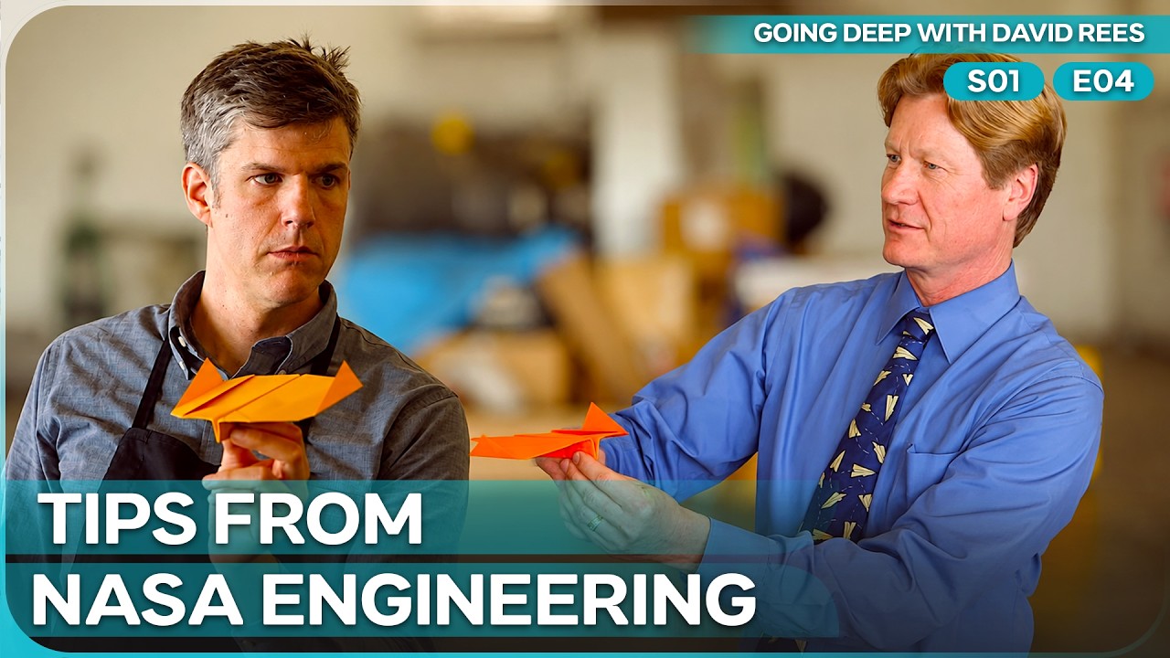 How to Make and Throw a Paper Airplane? | Going Deep With David Rees