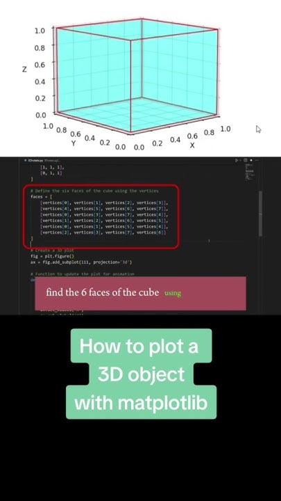 How to make a 3D object using matplotlib - Python #python #animation # ...
